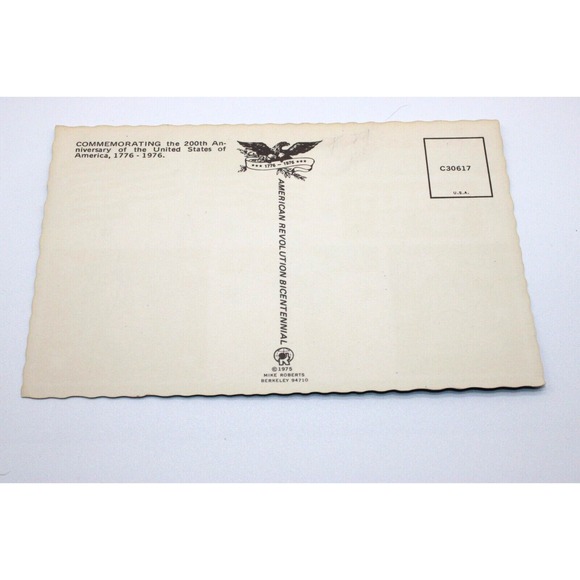 VTG Postcard Spirit of '76 American Revolution Bicentennial Founding Fathers TWO - Picture 4 of 8